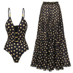 Polka Dot Swimsuit Set