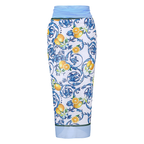 Lemon Patterned Swimsuit Set with Shoulder Straps