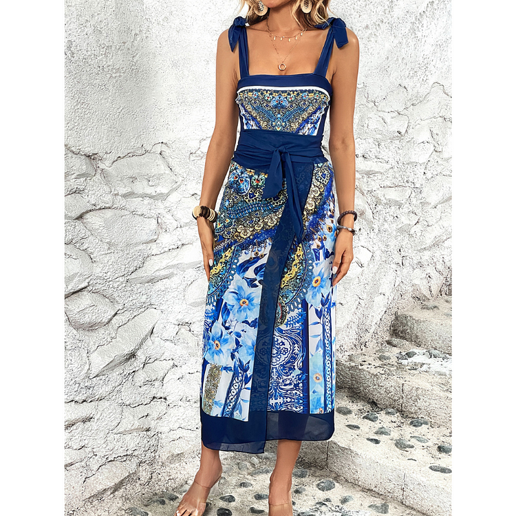 Çini Desen Çift Taraflı Mayo Takımı