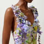 Ivy Flower Detail Swimsuit Set