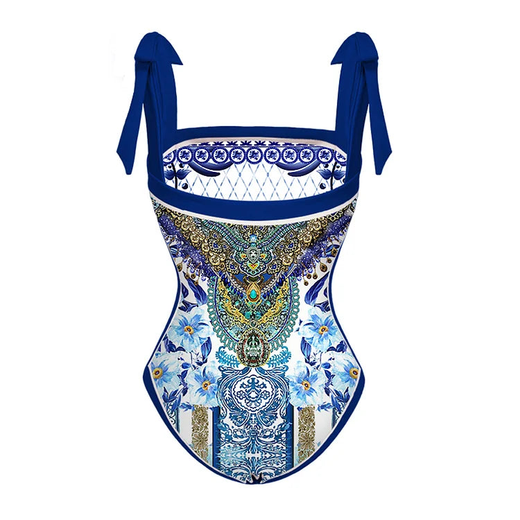 Çini Desen Çift Taraflı Mayo Takımı