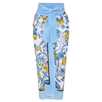 Lemon Patterned Swimsuit Set with Shoulder Straps