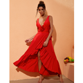 3D Removable Rose Red Swimsuit Set