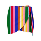Colorful Striped Swimsuit Set