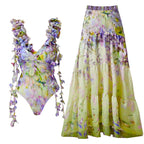Ivy Flower Detail Swimsuit Set