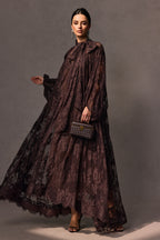 Catharine Floral Lace Sheer Long Dress