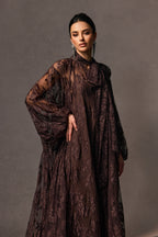 Catharine Floral Lace Sheer Long Dress