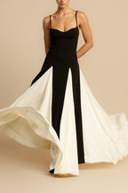 Plain Jersey Sleeveless Long Dress