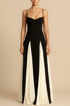 Plain Jersey Sleeveless Long Dress