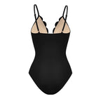 Vanera Laser Cut Floral Pattern Swimsuit Set