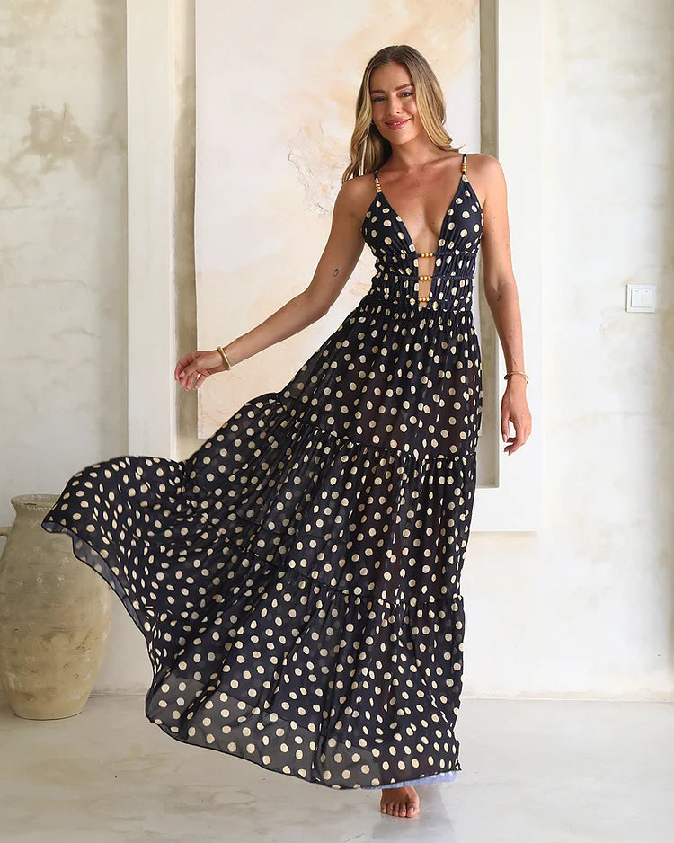 Polka Dot Swimsuit Set