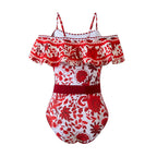 Retro Print Swimsuit Set