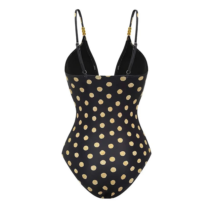 Polka Dot Swimsuit Set